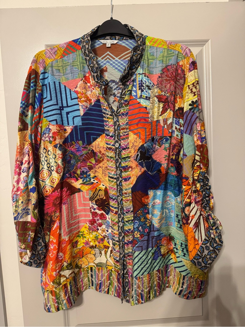 John Mark Button Up Top